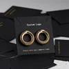 Necklace Earring Card Black