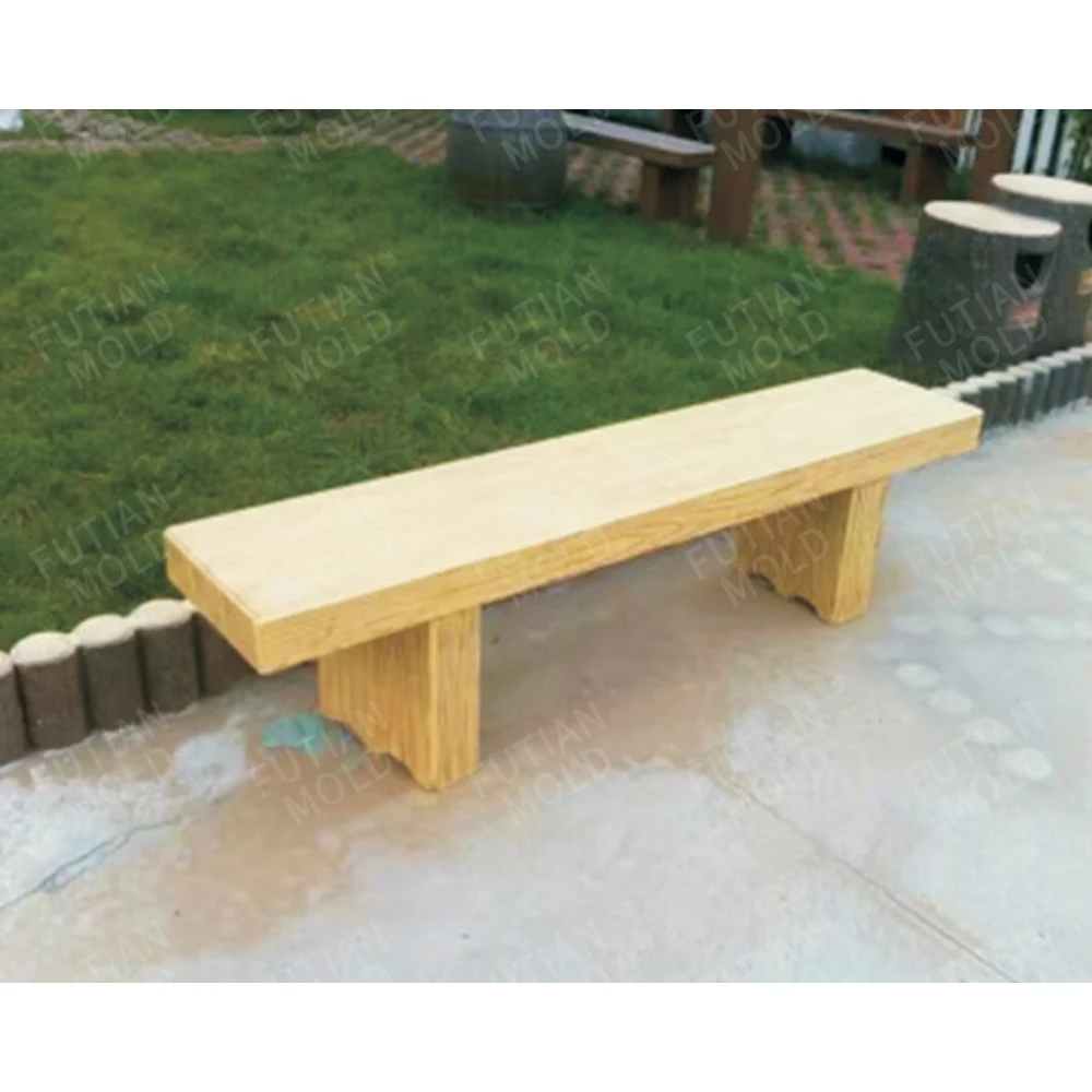 Futian Source Factory Wholesale Direct Sales Tree Root Shape Wood Grain Texture Concrete Stool Molds Moldes Concrete