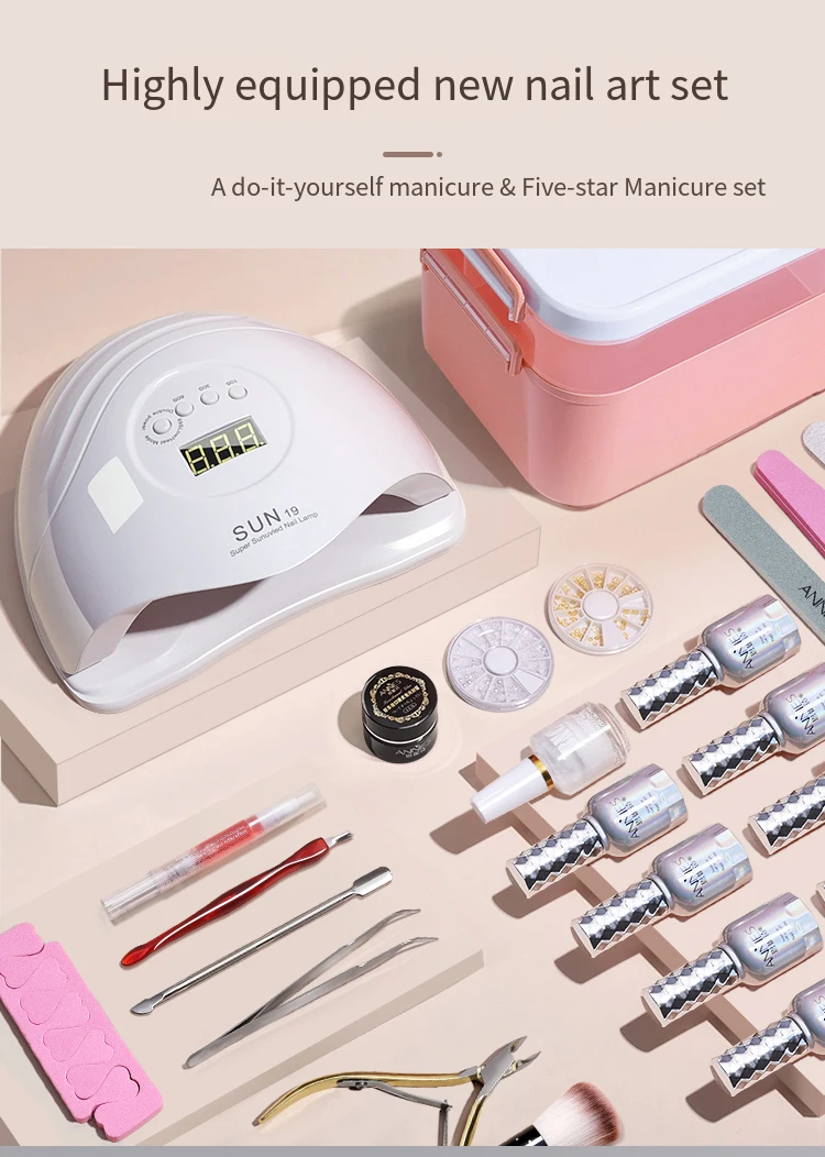 Annies Manicure Set Nail Kit Set For Beginners Nail Polish Nail Tools