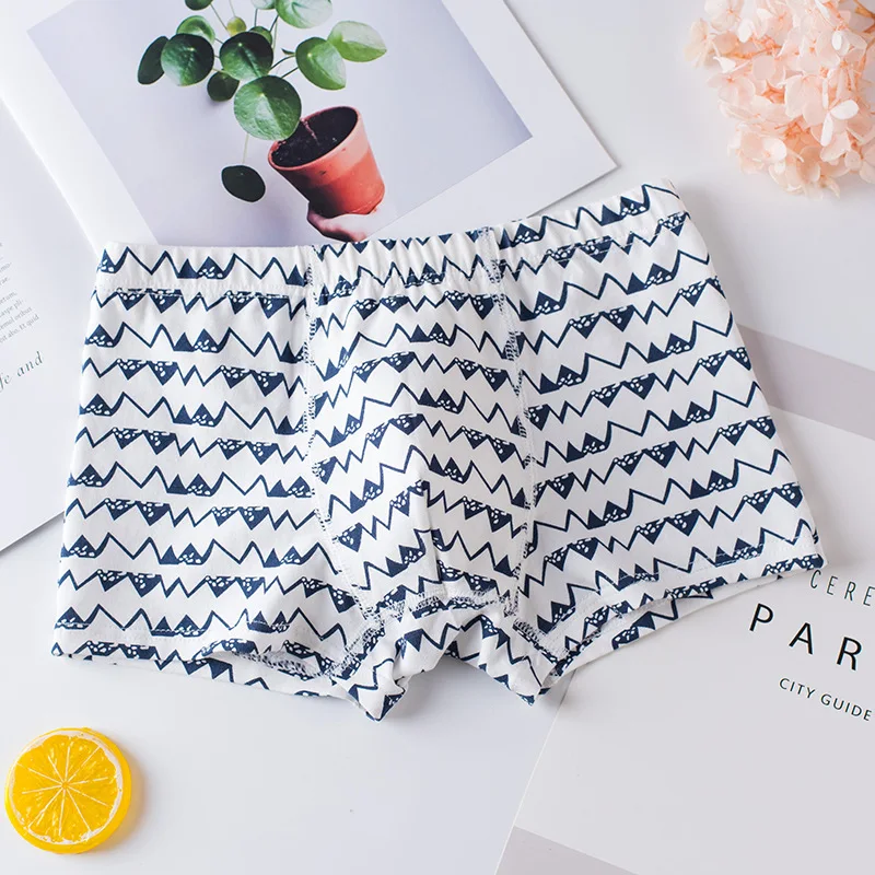 Детское нижнее белье высокого качества для детей 40S чёсаный хлопок, милая детская одежда с принтом, нижнее белье