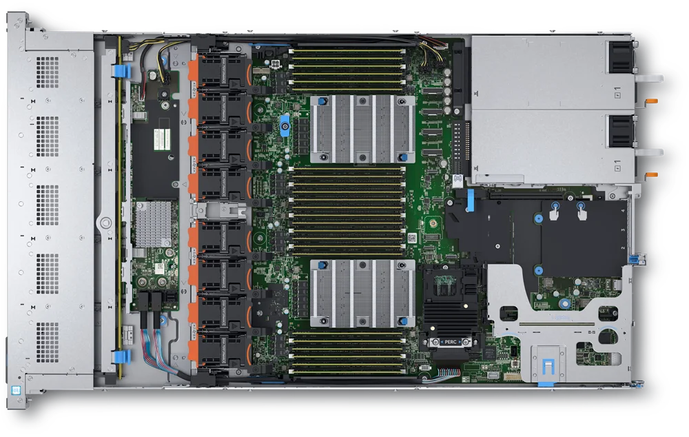 Poweredge R640 1u Server Xeon Bronze 1*3206r 1.9ghz 8core 8t 16g Ecc 2* ...