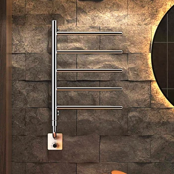 AVONFLOW Hot Sell Concealed Cable Installation Electric Heating Stainless Steel Radiators Towel Warmer