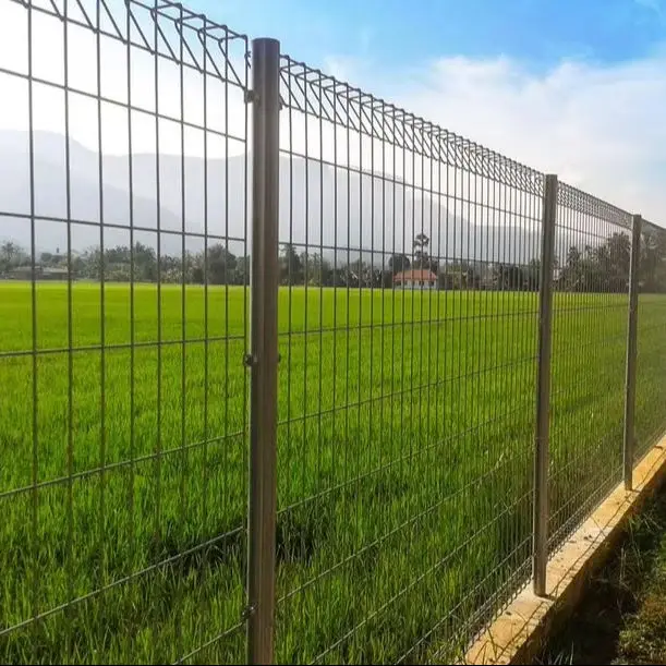 Pvc Coated Hot Dipped Galvanized Roll Top Iron Wire Mesh Fence Welded Brc Fence