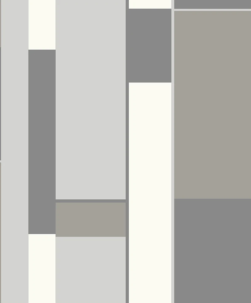 Modern Color Contrast Rectangular Mosaic Pattern 3D Wallpaper Home Decoration