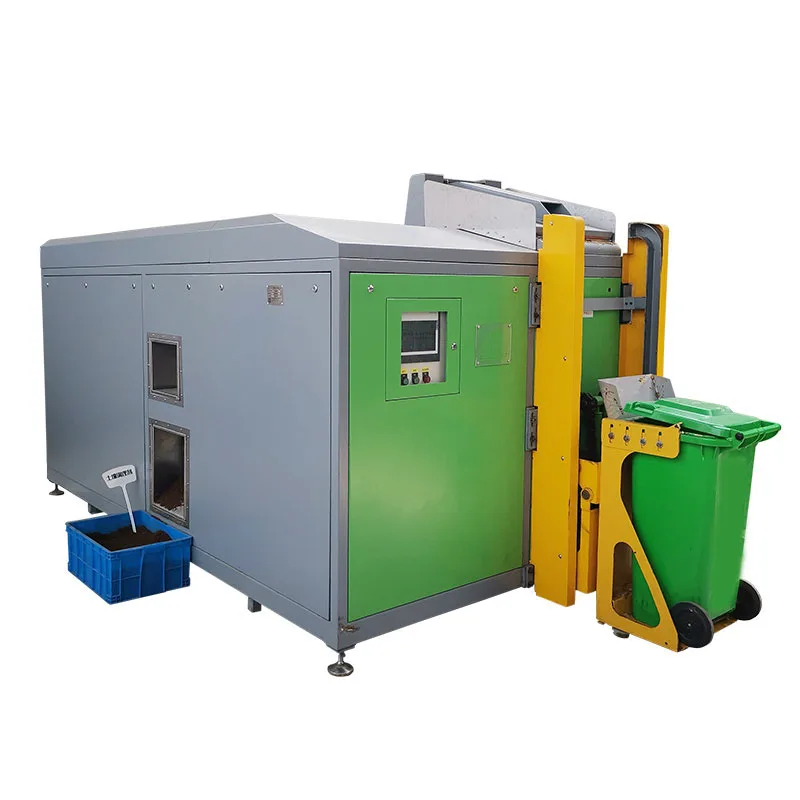 
 1000KG Fully Automatic Kitchen Organic Food Waste Composter Recycling Machine  