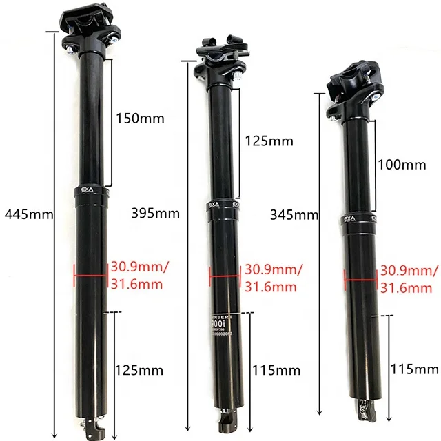 KS EXA Form 900i MTB-Vario-Sattelsttze Hhenverstellbar Mountainbike  30.9/31.6mm Kabelfernbedienung Hydraulische Sattelsttze