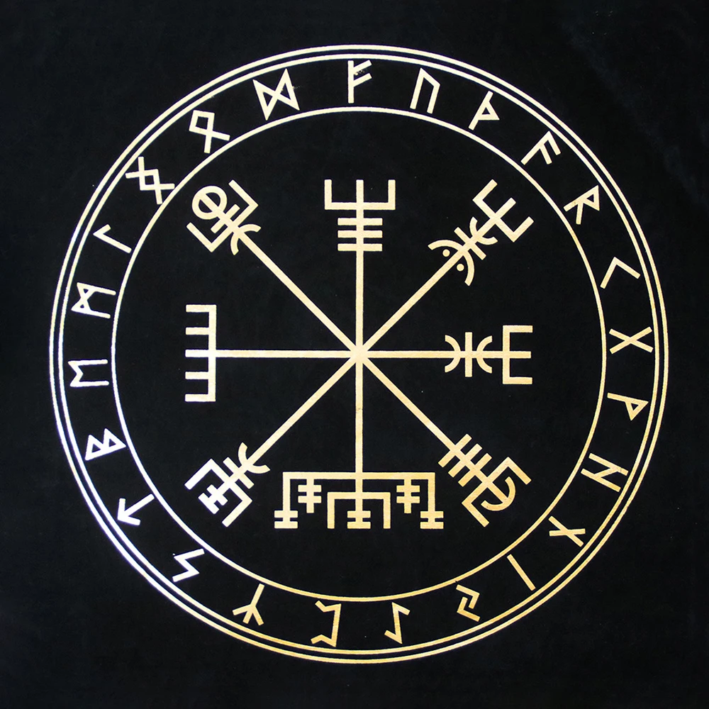 New Custom Alchemy Rune Pagan Table Cloth Alchemical Sigil Triple Moon Goddess Zodiac Astrology Horoscope Tarot Card Tablecloth