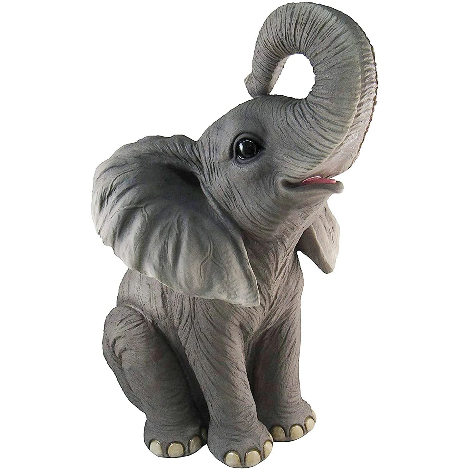 Home Decor Lucky Elephant Figurine Statue Animal Sculpture For Outdoor Garden 