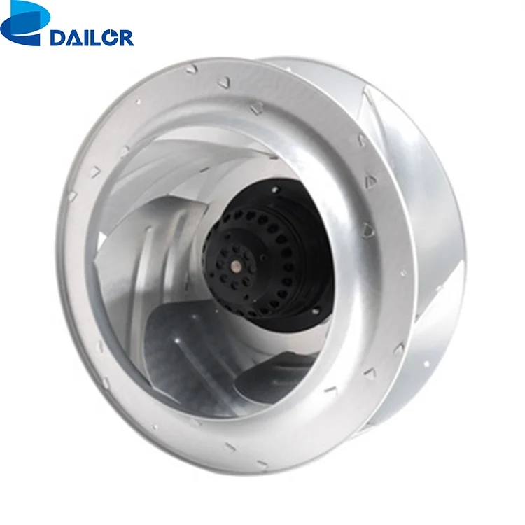 133mm AC/EC/DC External Rotor Motor Powered Backward Curved Centrifugal Fan