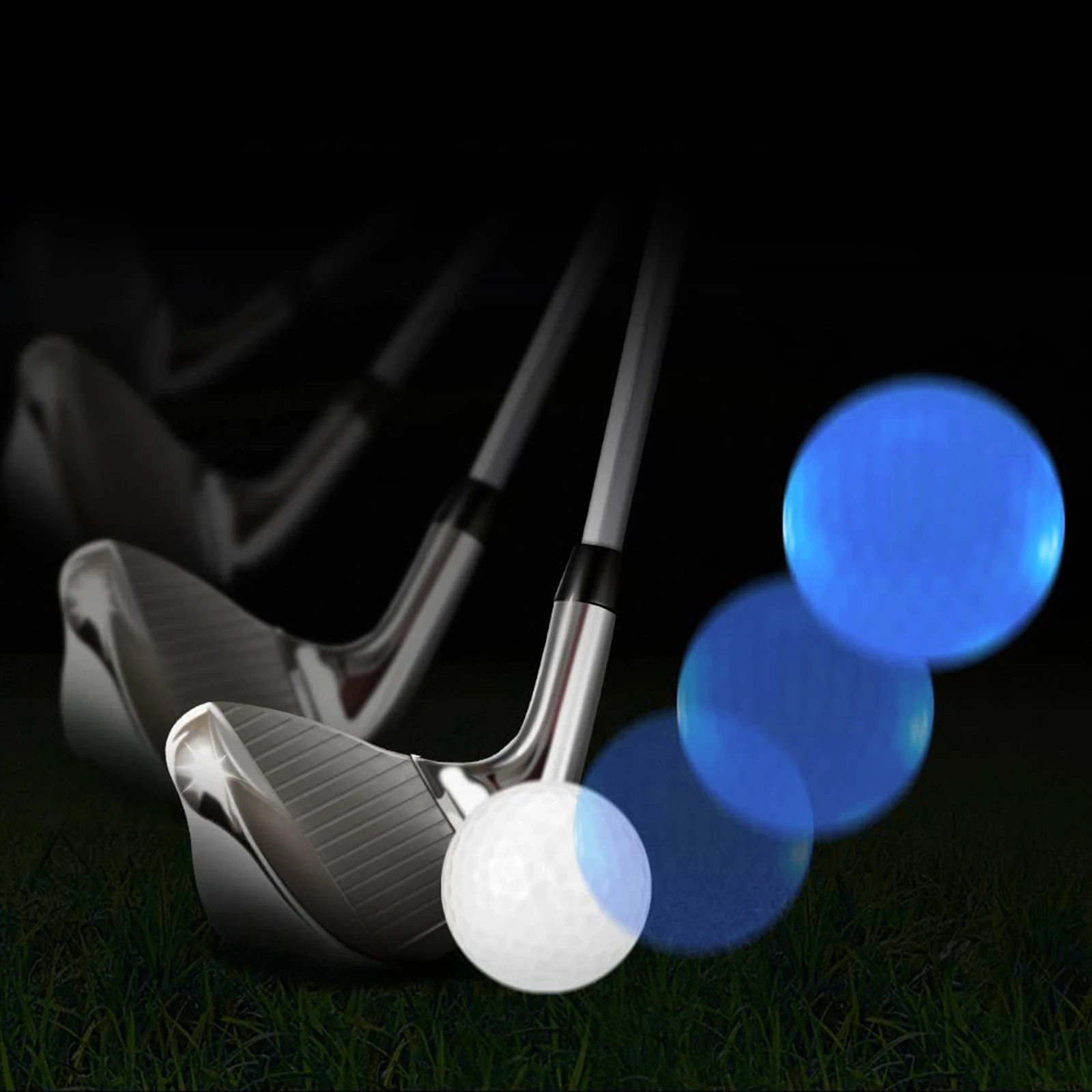 Hot Selling Glowing Led Golf Balls Colored Constant Light Up Golf Ball