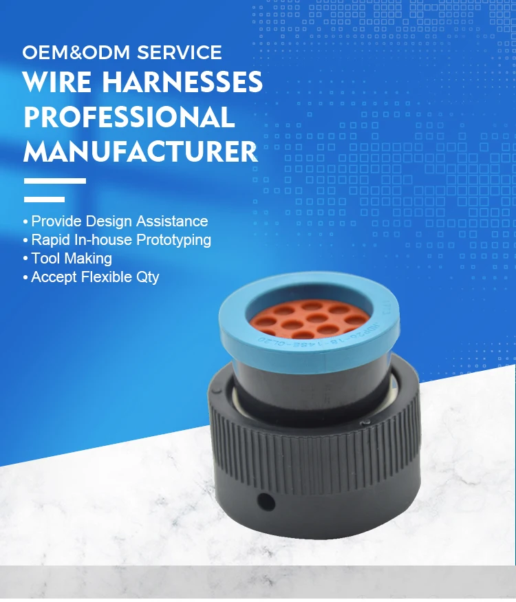product hdp26 18 14se cl20 j1939 connector hdp20 kit 9pin j1939  adapters connector-2