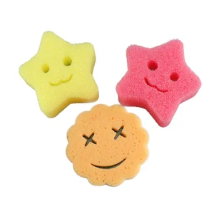 Kitchen Cleaning Sponge Temperature Sensitive Sponge  8 Pcs in Set Temperature-sensitive Sponge Dishwash