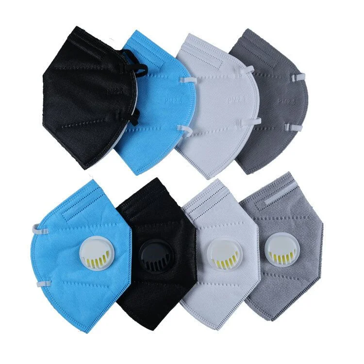 5 Layer Protection Kn95mask Ce Certified Stylish Black Disposable 5