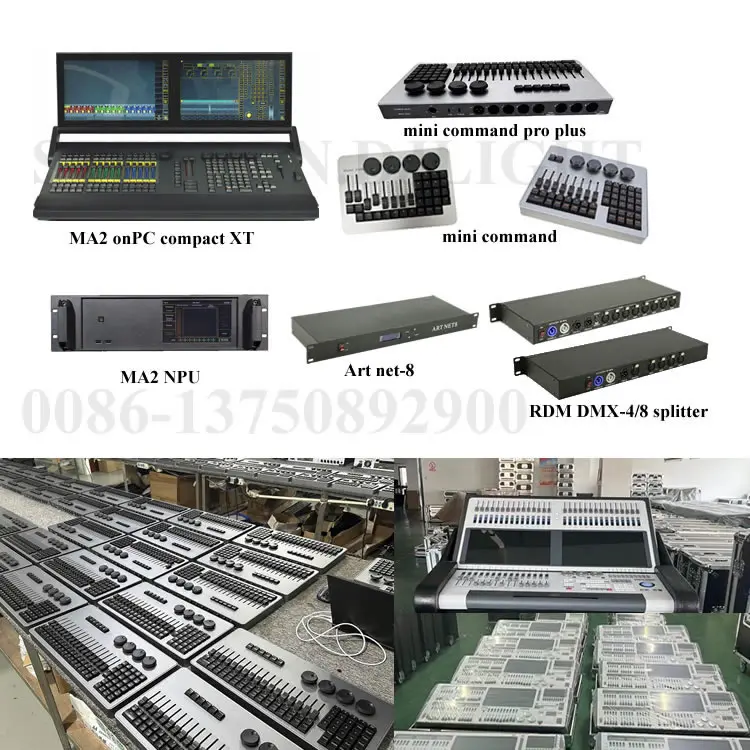 DMX light console
