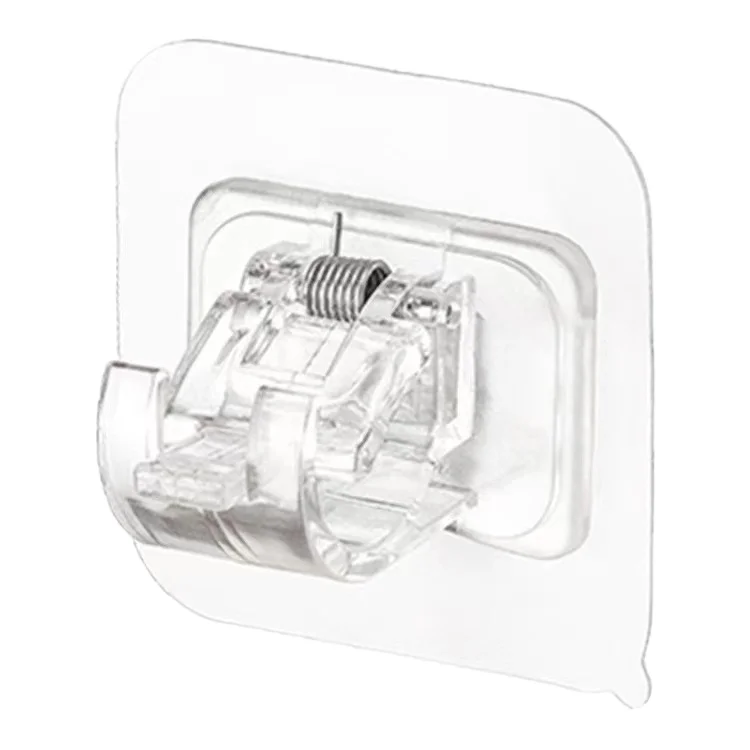 خطاف قضيب قابل للتمدد من الفولاذ المقاوم للصدأ لضبط الستائر في المنزل دون الحاجة إلى ثقوب، مناسب للحمام وغرفة المعيشة وخزانة الملابس للاستخدام المنزلي