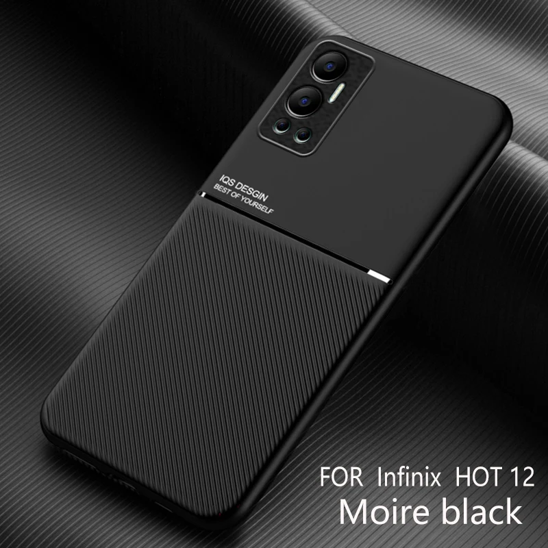 Custodia Portafoglio TIANYUE Per Infinix Hot 12 - Con Supporto, Slot Tessere E Chiusura Magnetica - Nero