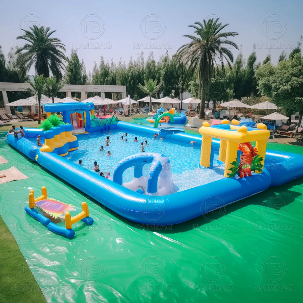Backyard Portable Inflatable Pool Fun for Kids Adults