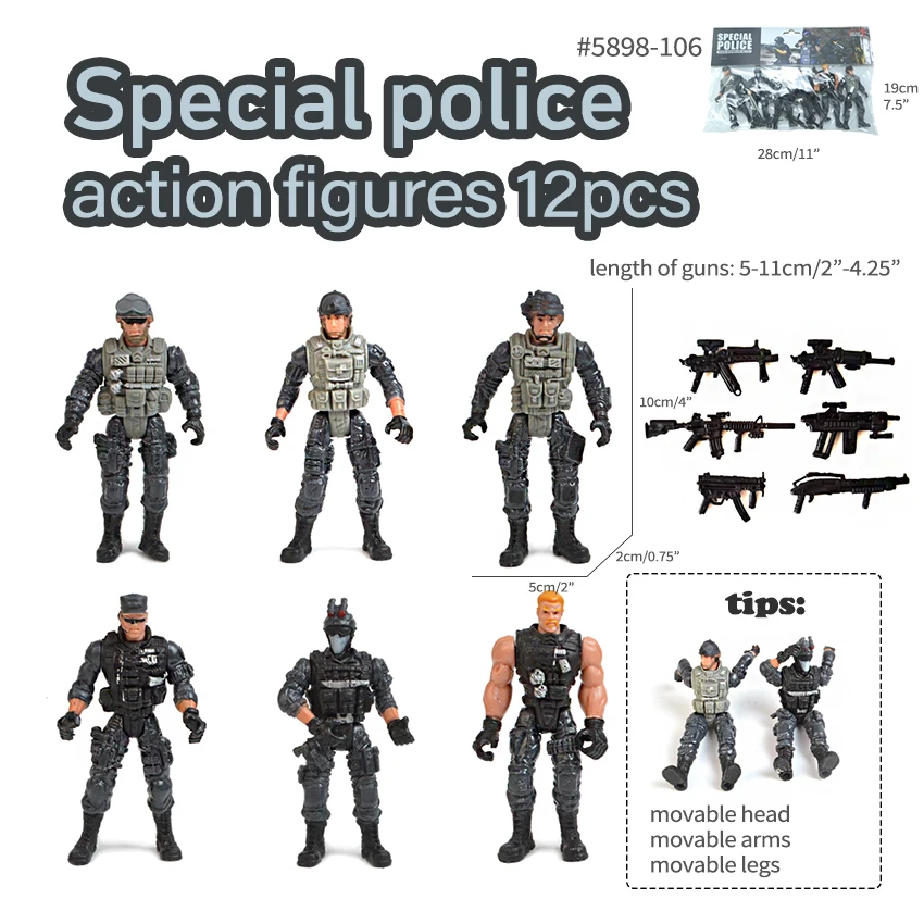 Figura De acción militar De plástico Gi Joe para hombre, juguete