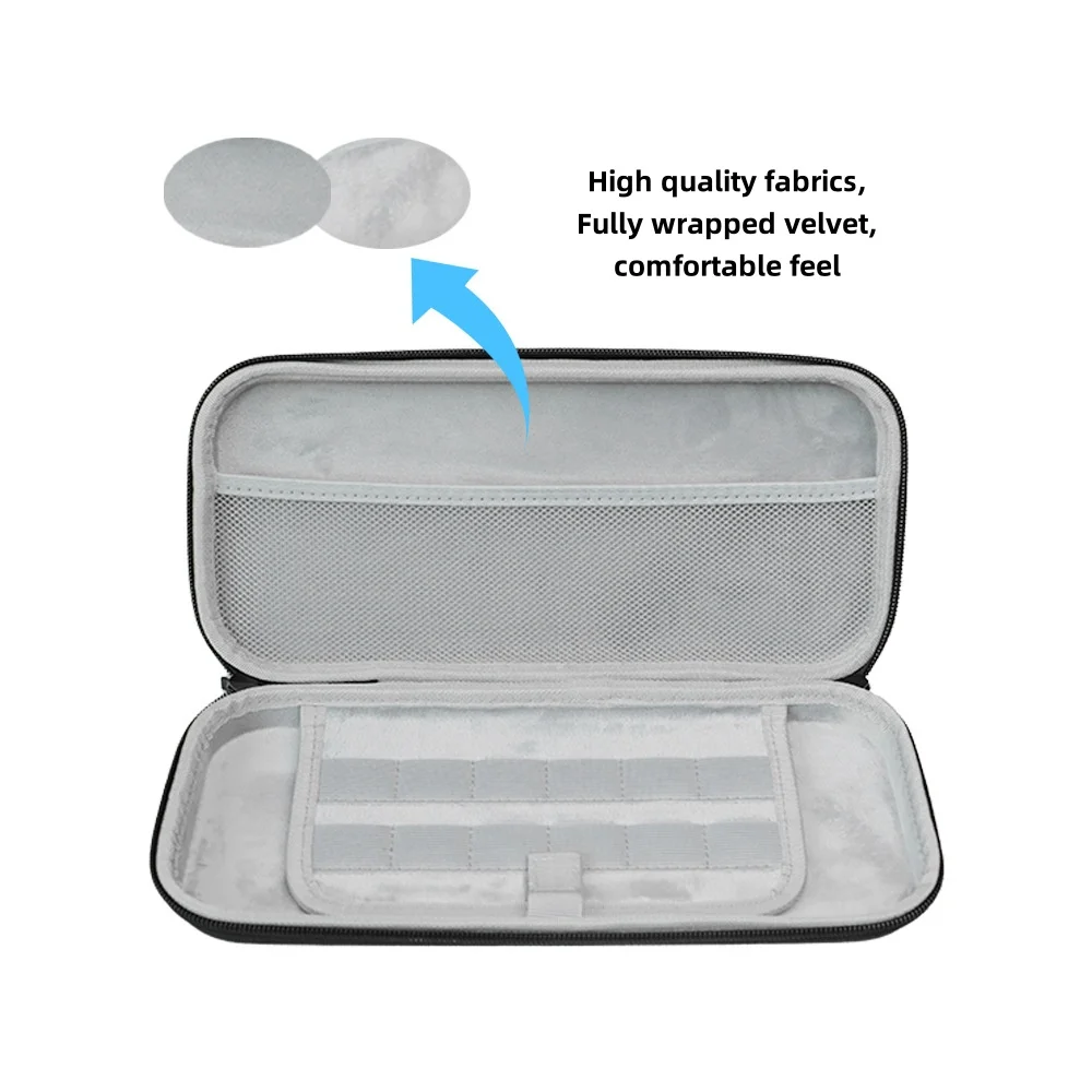 product laudtec lightweight portable shockproof oxford fabric soft storage case for switch 2 with handheld zipper protective bag 1680d-4