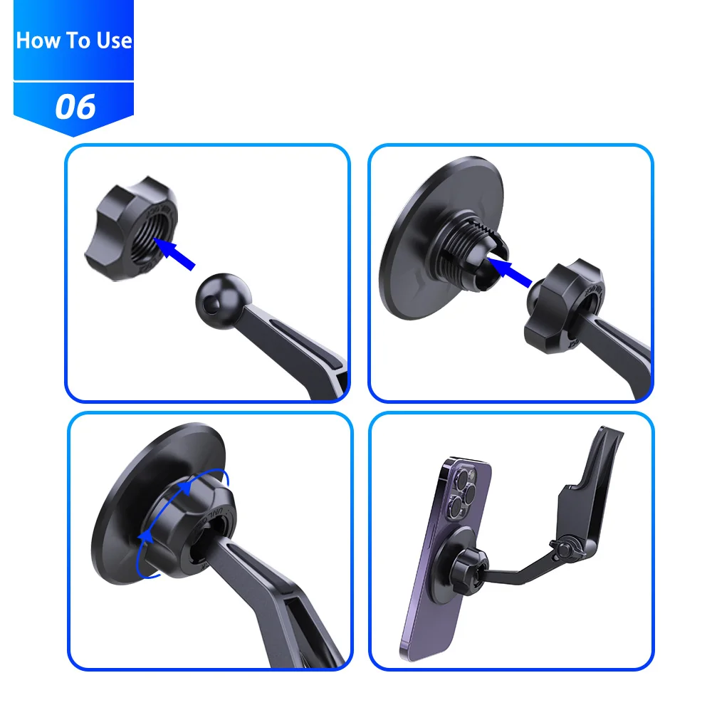 Ultra Stable Phone Holder Invisible Foldaway Phone Mount For Magsaf Car Mount Buy