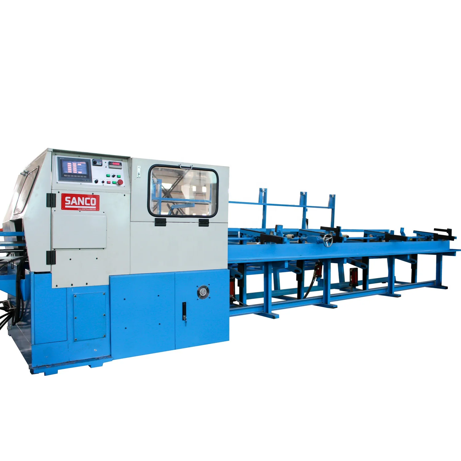 С автоматическим погрузчиком CNC машина для резки металлических труб