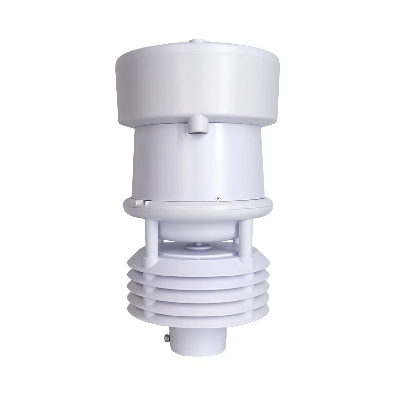 HCD6819 Multi Parameter Air Temperature Humidity Pressure Lighting Wind Rain ET0 Compact Weather Station for Agriculture