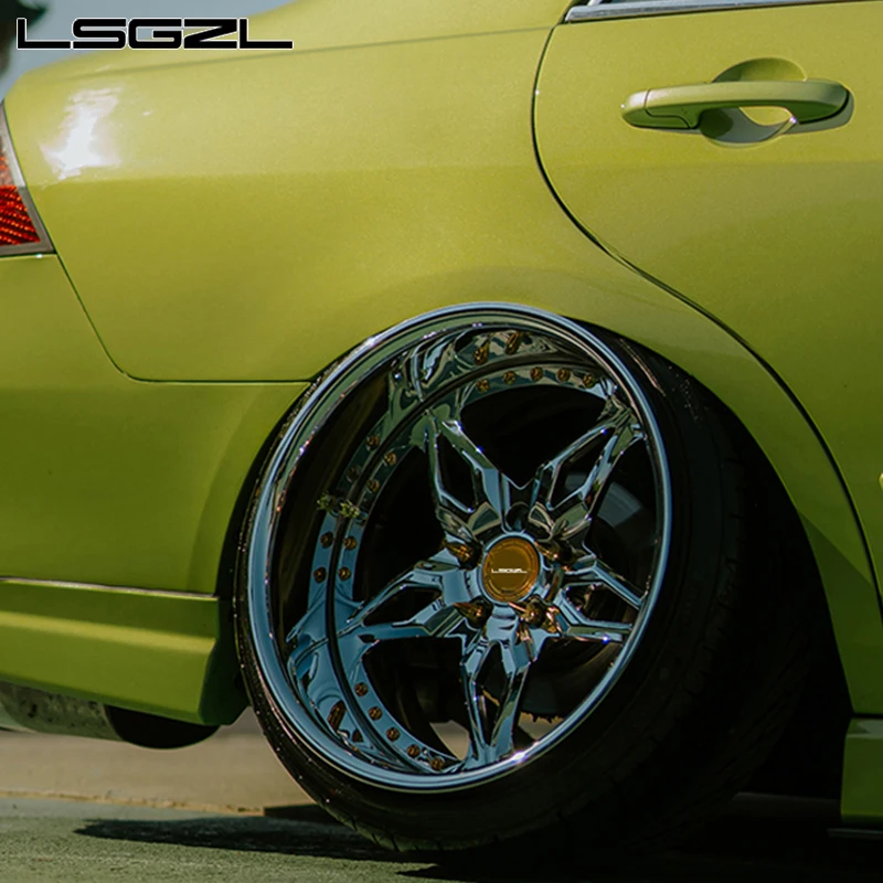 Custom Forged Chrome Wheel Concave Rim Deep Dish Wheels 5x130 5x114.3 6x139.7 Wheel Rim