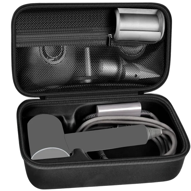 Portable Hair Dryer Carrying Case Waterproof Zipper EVA Travel Case