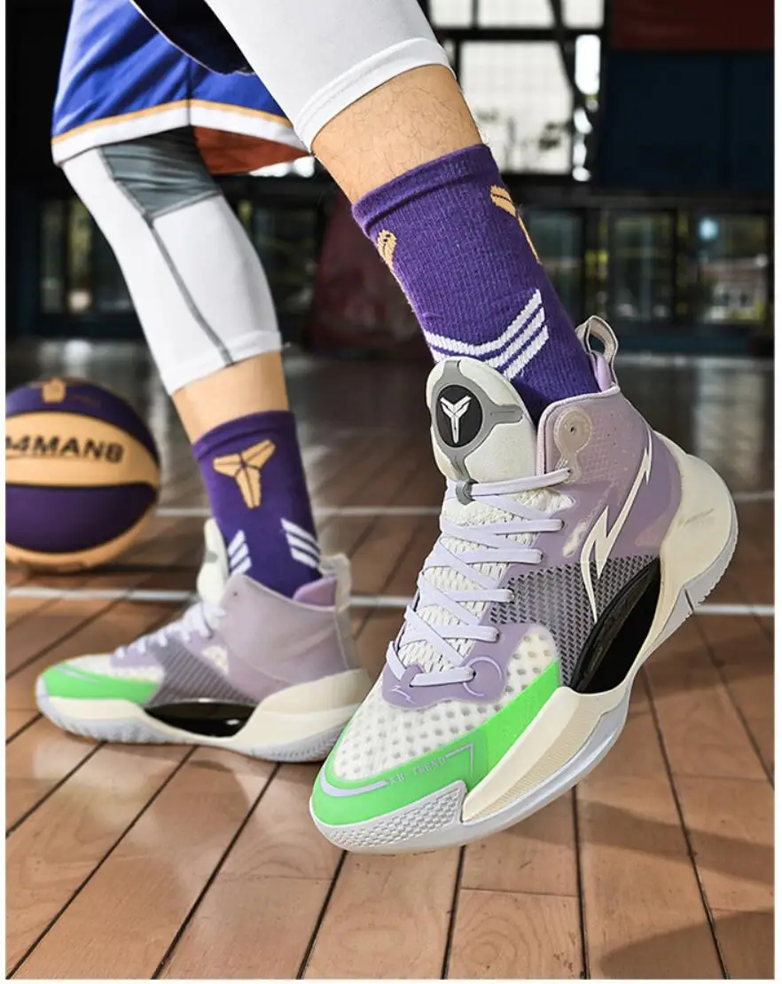 Wholesale China New Hightop Leather Sports Casual Basketball Shoes For