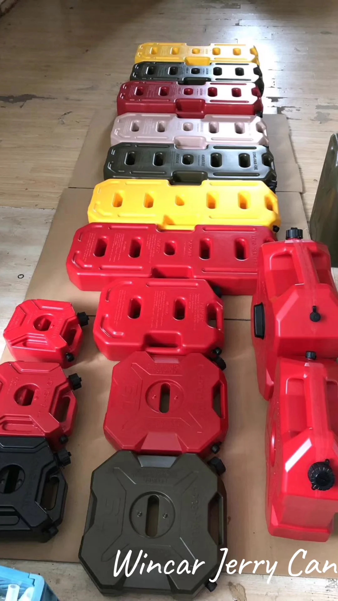 Plastic Jerry Can With Holder Portable Diesel Oil Fuel Tank For Suv Atv