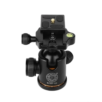 Q02 8KG Load Panoramic Swivel Tripod Ball Head 1/4 Screw Mount Mini Camera Tripod Ball Head for DSLR Digital Camera detail image
