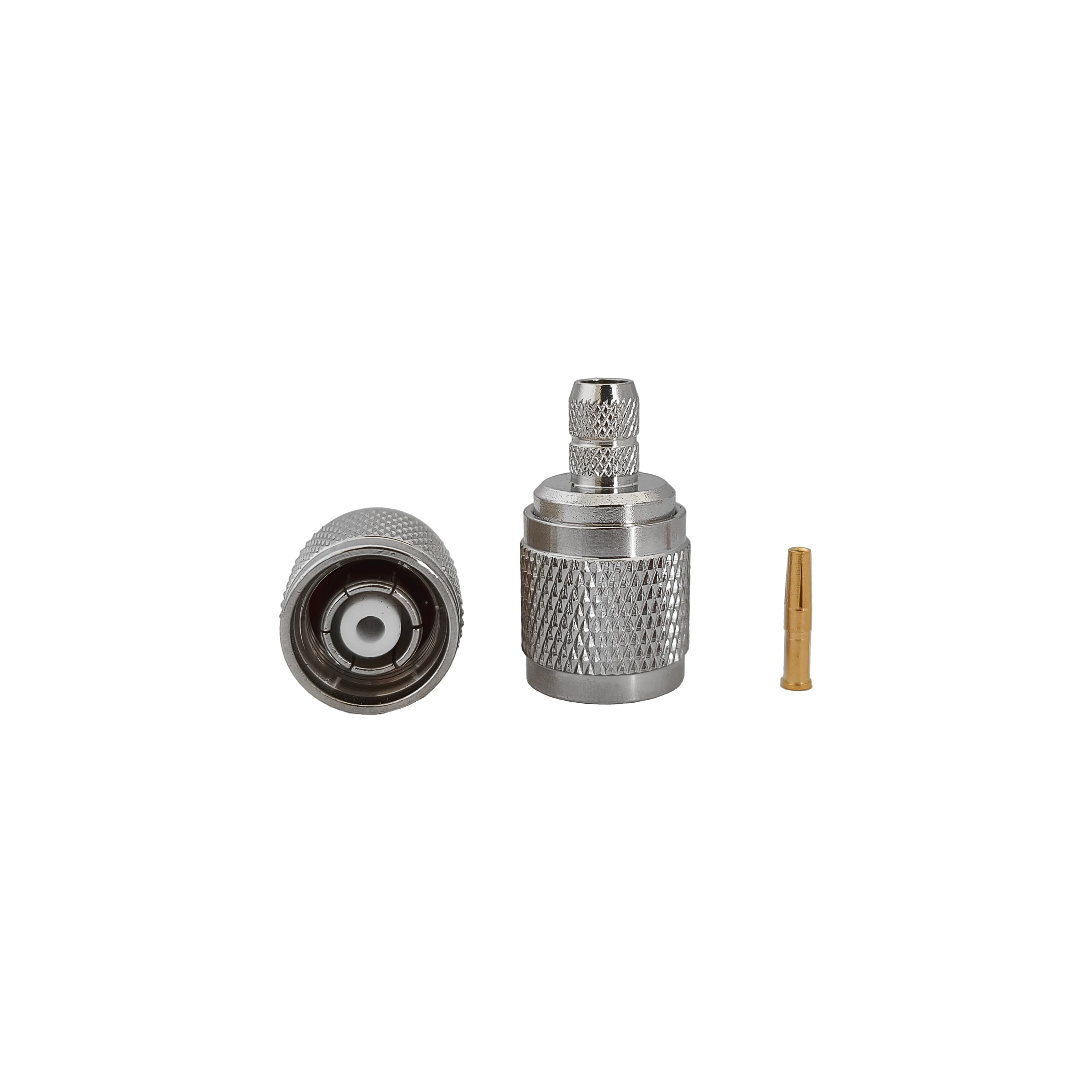 product wholesale factory rp tnc c j4 coaxial connector brass rp tnc connector male for rg59-2