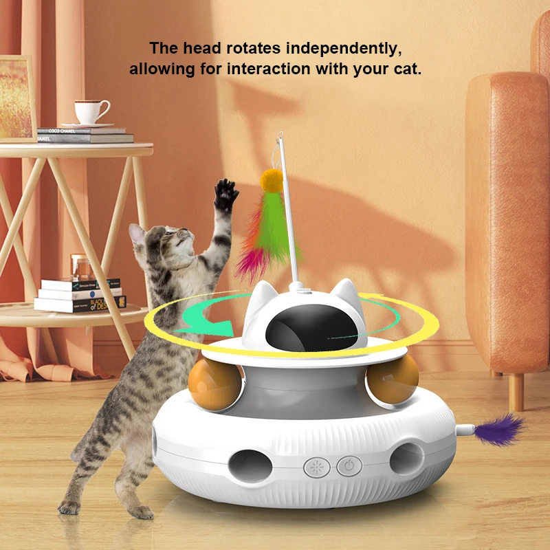 Jouet Interactif Papillon Électrique Pour Chat - Vol 360° Automatique - Stimulation Mentale Et Exercice Pour Chaton (Intérieur/Extérieur)