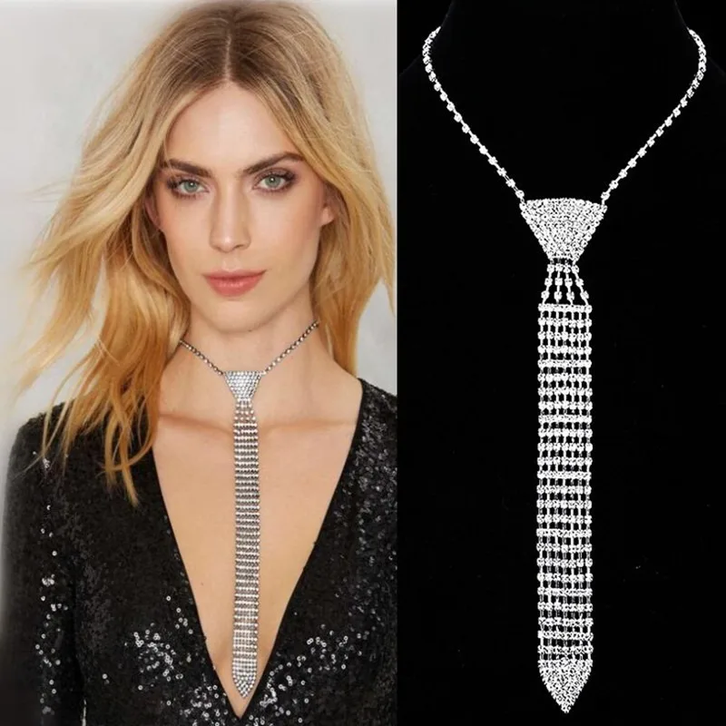 Collier Cristal Strass - Pièce Mode Déclaration - Neuf Avec étiquettes