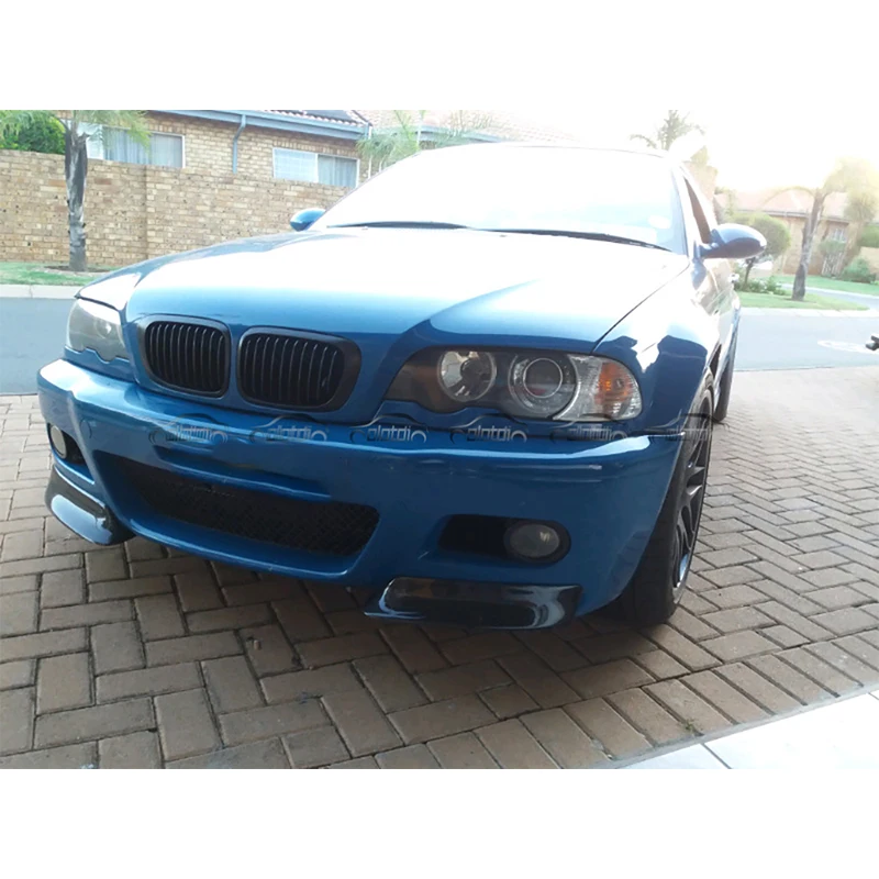 BMW E46 M3 CSL用カーボンフロントバンパーリップスポイラー