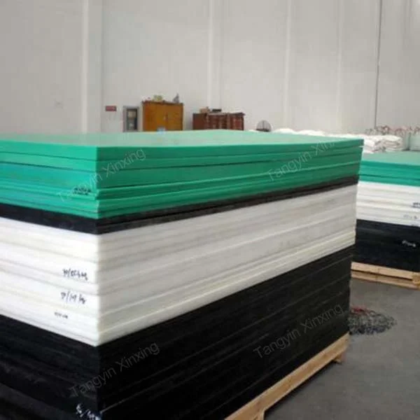 HDPE Sliding Block Thin Flexible Polyethylene Plastic Sheets / Hdpe Ldpe Plastic Thick Board