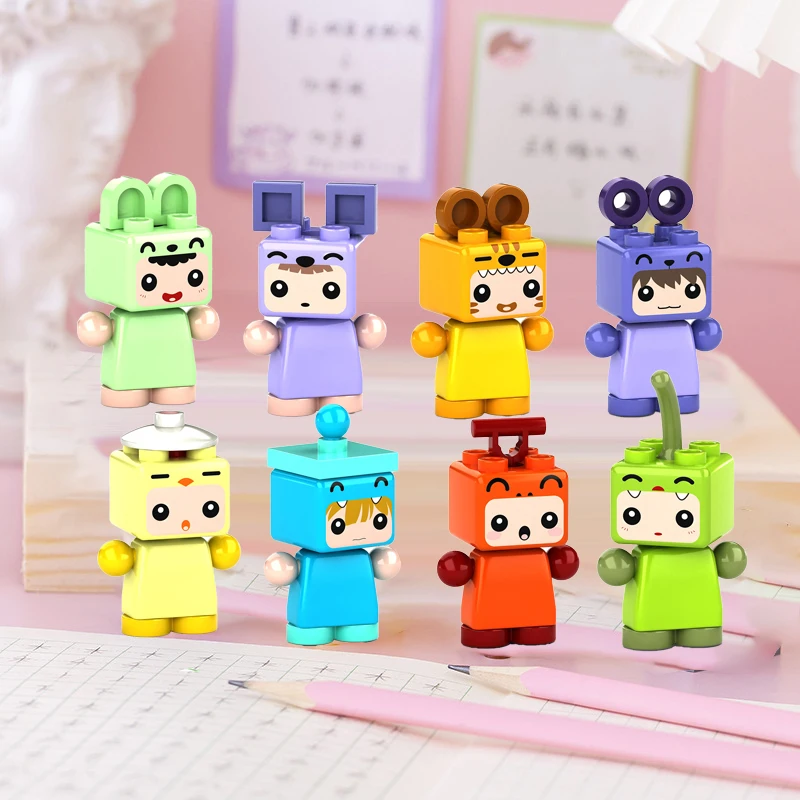 Alibaba.com: Custom Logo Mini Building Block Figures, 12 Styles Cartoon ...