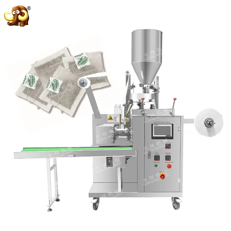 DCK-11 China Manufacturer Automatic Filter Paper Packaging Inner Bag Sachet Tea Coffee Packing Machine with Thread and Label