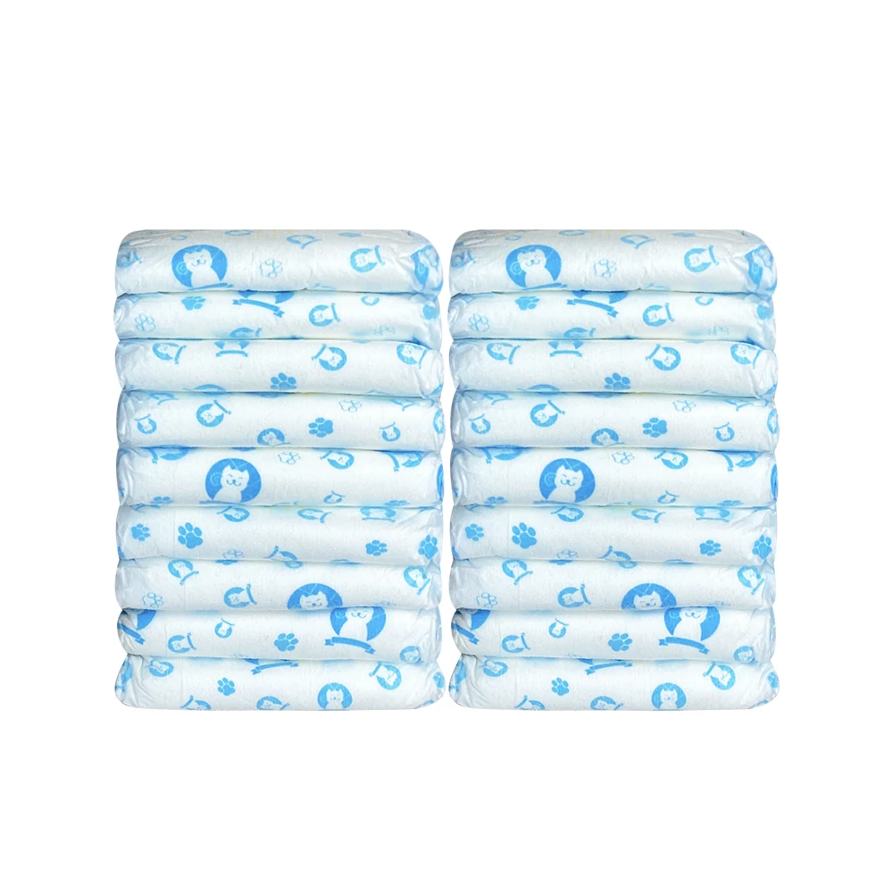 Free Sample Pet Nappy Cheap Male Large Dog Disposable Diaper in Bulk for Cat Rabbits Doggy
