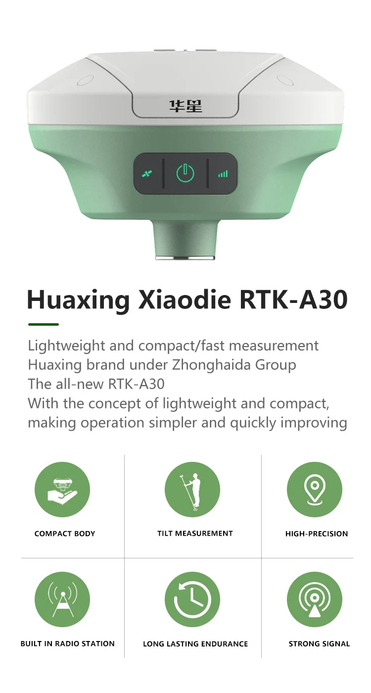 GNSS RTK Hi -target A30 Base and Rover upgrade for land surveying instruments
