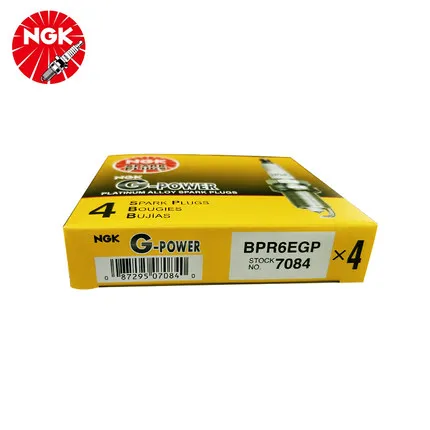 Orginal NGK Spark Plug High Quality 7084 BPR6EGP Authorized by NGK with Certificates OEM 12121267485 46759688 for Nissan