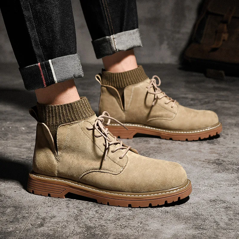 caesar slip on boots