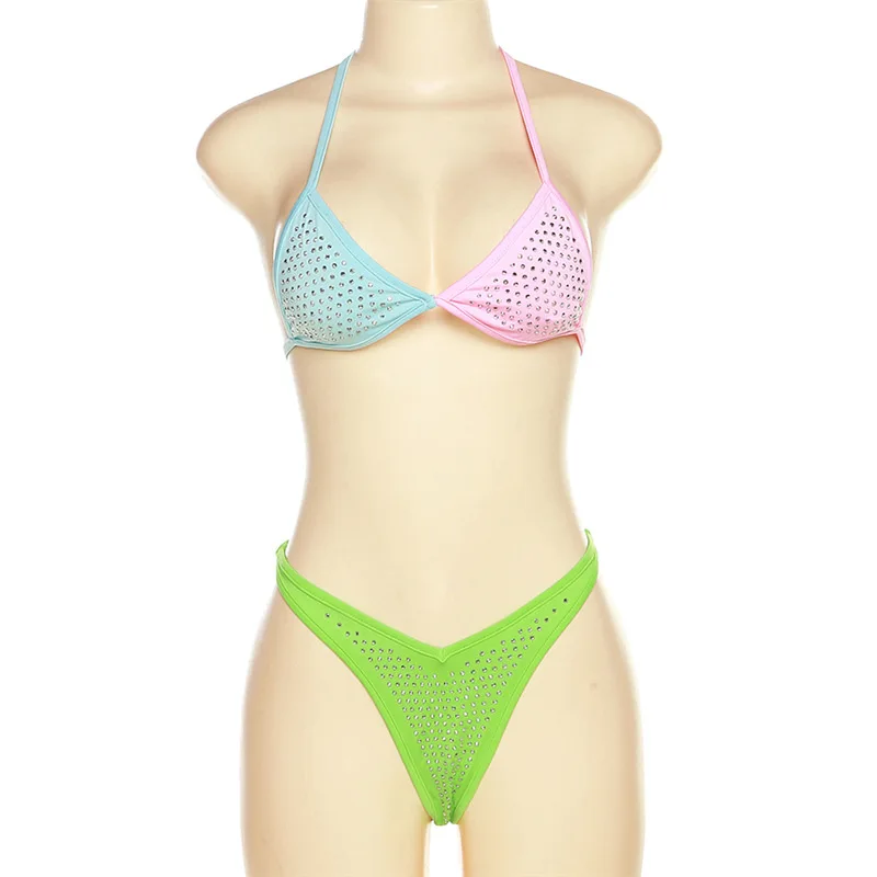 Hot Sale 2023 Bikinis & Beachwear Diamond Bathing Suit Sexy Summer