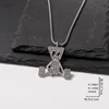 Full diamond puppet/titanium steel chain 70cm