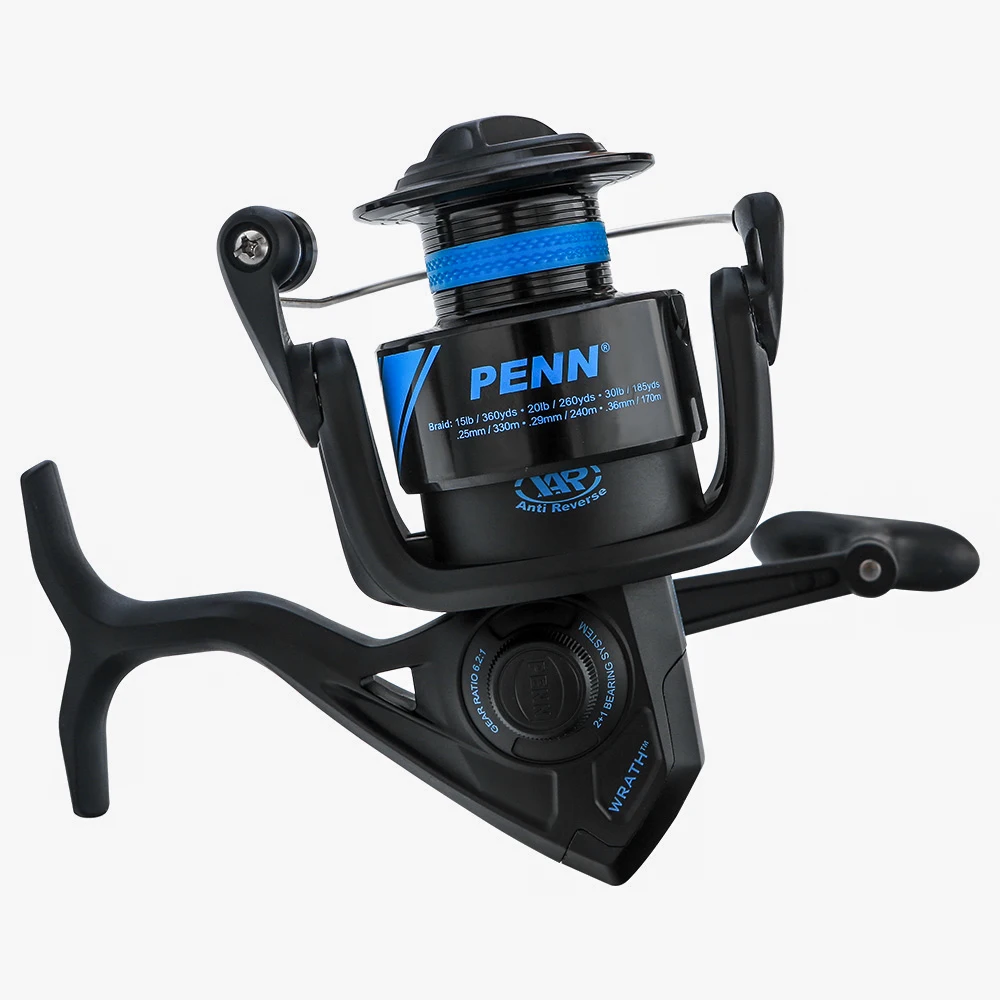 PENN Fishing Lightweight Graphite Body Spinning Reel WRATH II 6000
