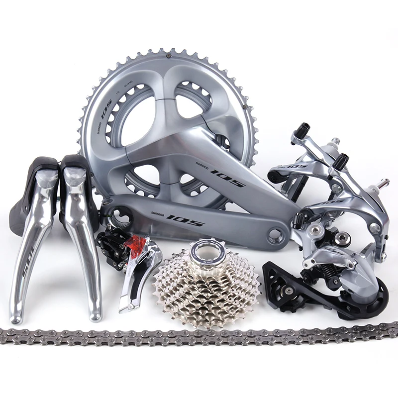 11 Speeds R7000 Silver - Racing Bicycle Groupset Derailleurs