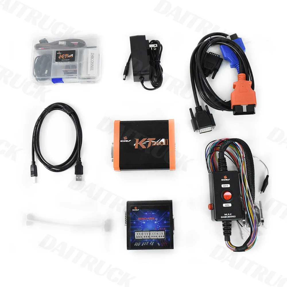 KT200II Full Version OBD2 ECU Programmer with Offline Workstation R/W More ECU Than KT200 with OTB 2.0 Expansion Adapter