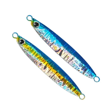 Japanese-Style Laser 60g 100g Iron Plate Lure Boat Fishing Sea Fishing Artificial Hard Bait Lead Fish Mackerel/Barracuda Bait – Hard Lure – view 2