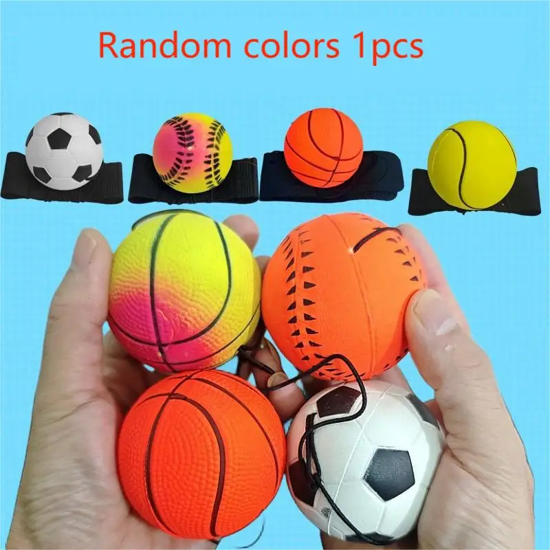 JJLFresheners Wrist Return Ball - Rubber Rebound Ball With Elastic String And Strap For Sports & Exercise - View #2