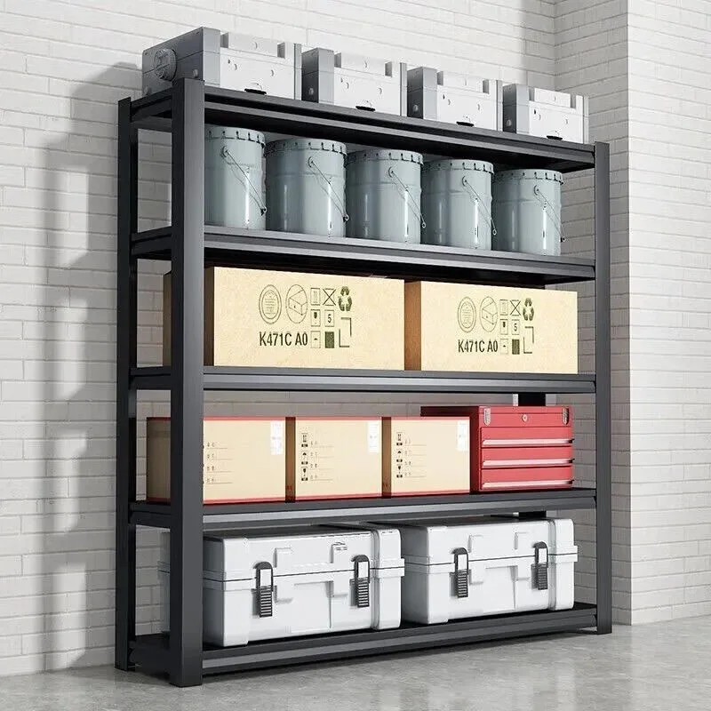 Heavy Duty Steel Storage Shelves with Adjustable Rack for Industrial and Home Use